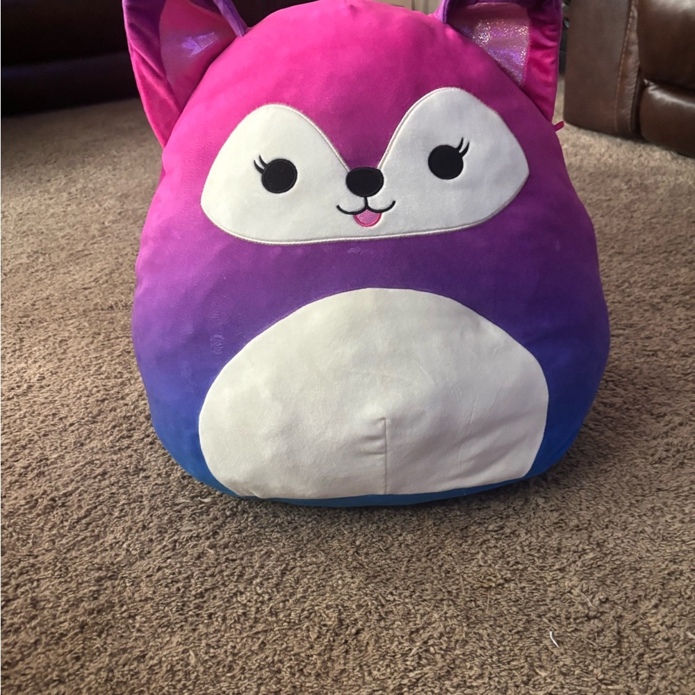 Pink and Purple Plush Toy